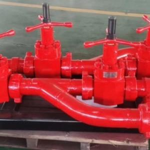 Drilling Mud Manifold with mud pump